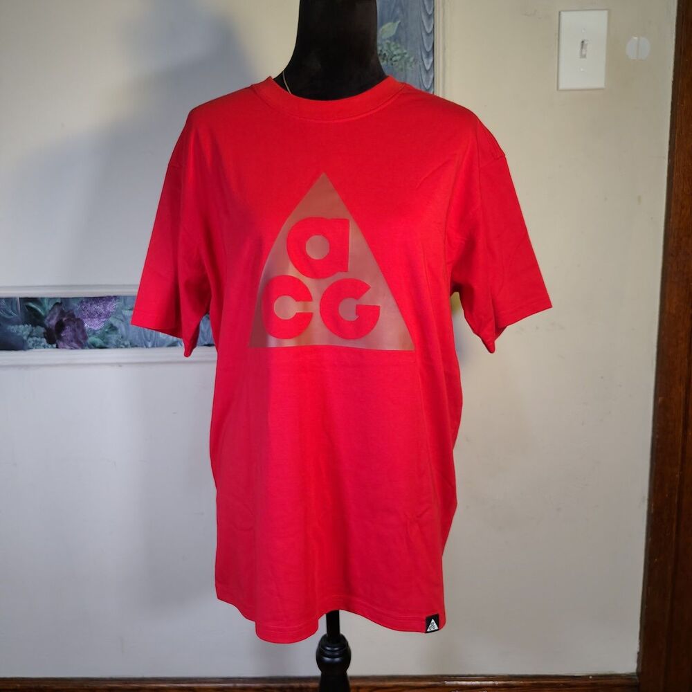 ACG Red Graphic Nike Men's Tee Size Small/T605
